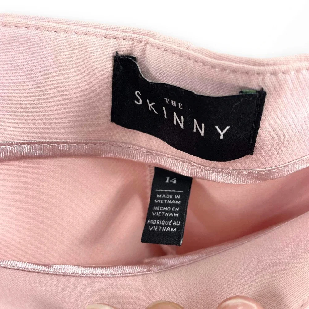 White House Black Market Blush Pink Skinny Pants - Picture 4 of 10